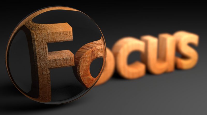 Blender Focused Text Animation