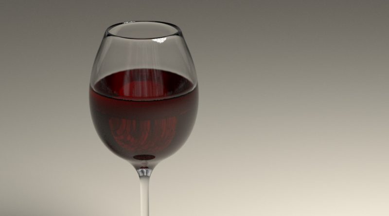 Blender Morphing Wine Glass