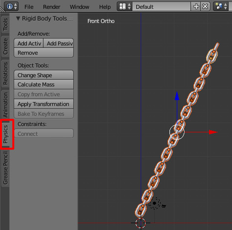 Physics Tab Location