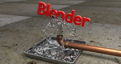 Blender Water Balancing Text Animation