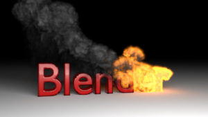 Fire Smoke Text