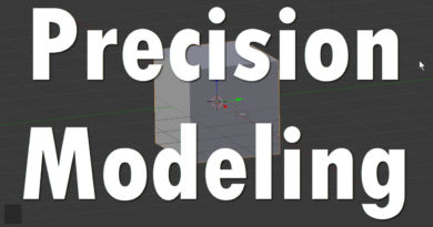 Blender Precision Modeling